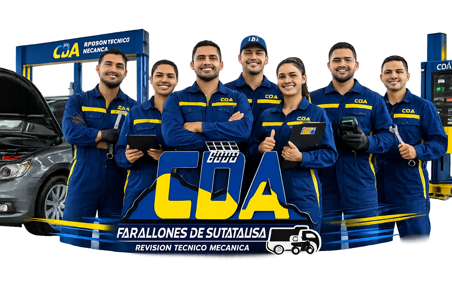 Equipo de trabajo del CDA Farallones de Sutatausa